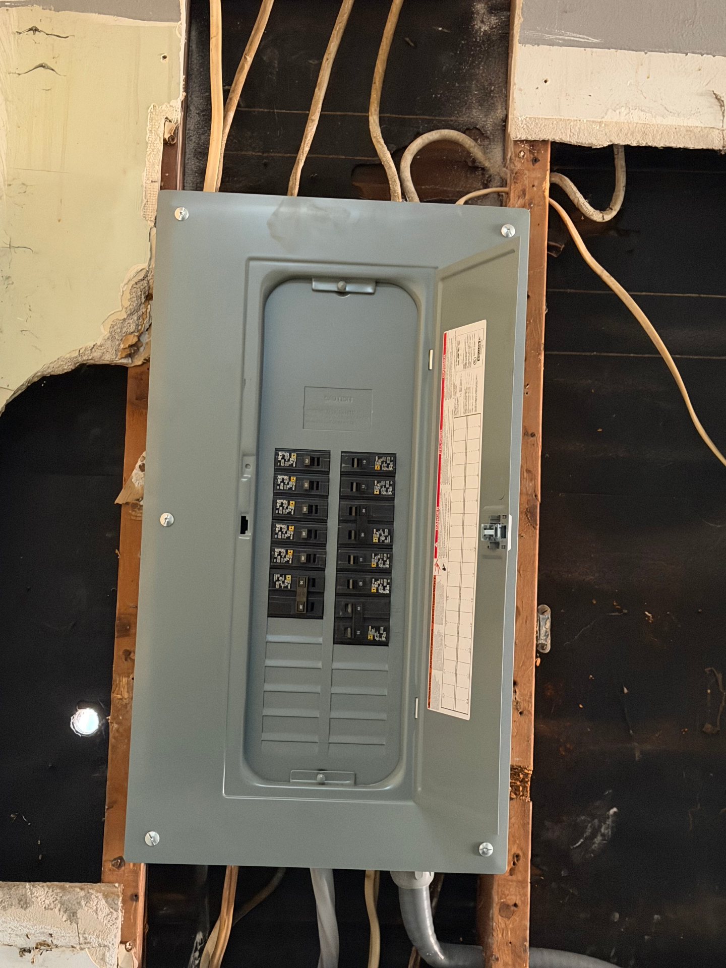 200A panel install